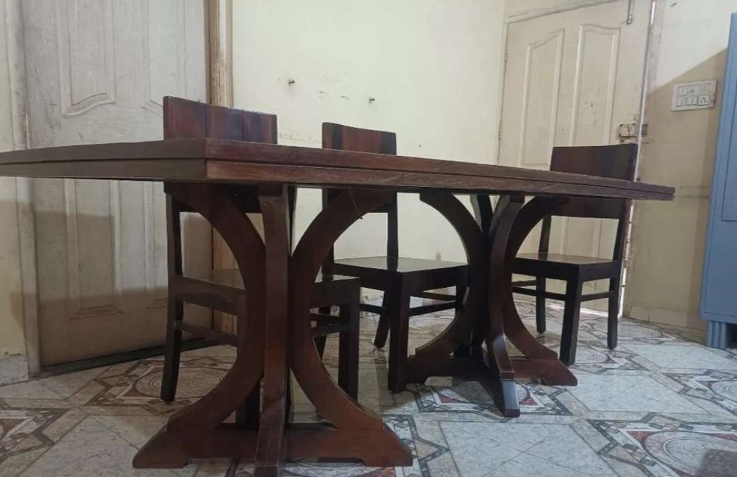 Sheesham Wood 6 Seater Dining Table