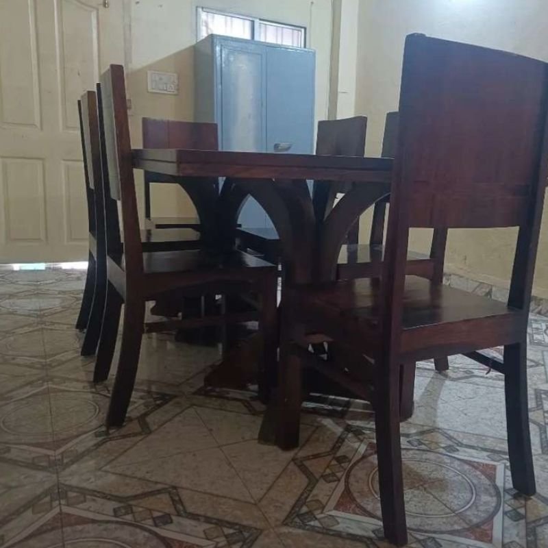 Sheesham Wood 6 Seater Dining Table